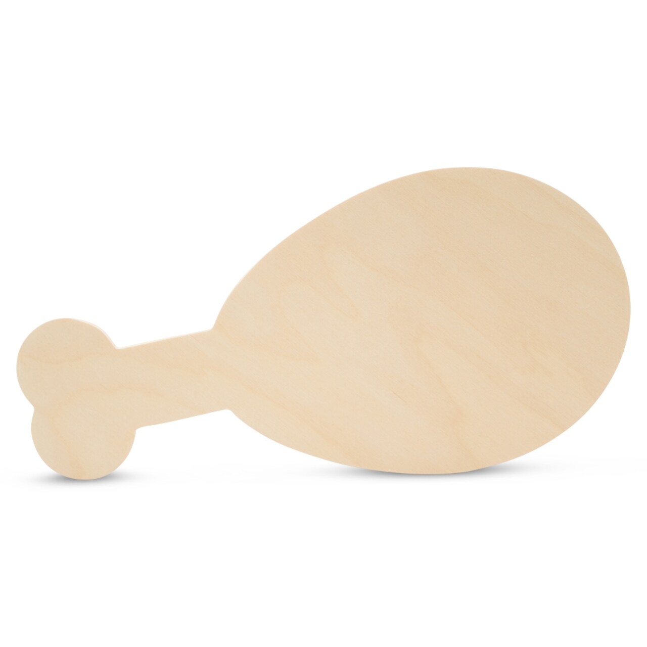 Turkey Drumstick Wood Cutout 12"x11" Unfinished Thanksgiving Craft | Woodpeckers